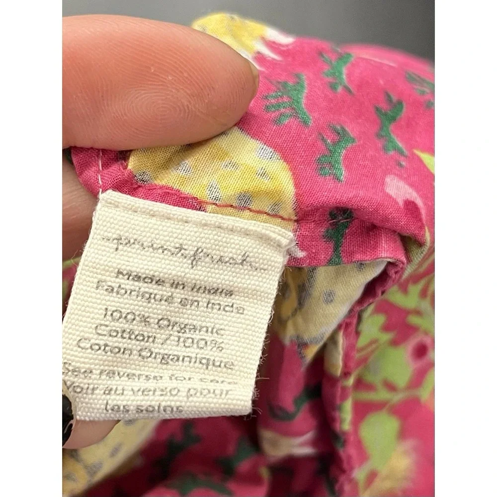 Print Fresh Hot Pink Cheetah Leopard Bagheera Pajama Pants Sz S Organic Cotton